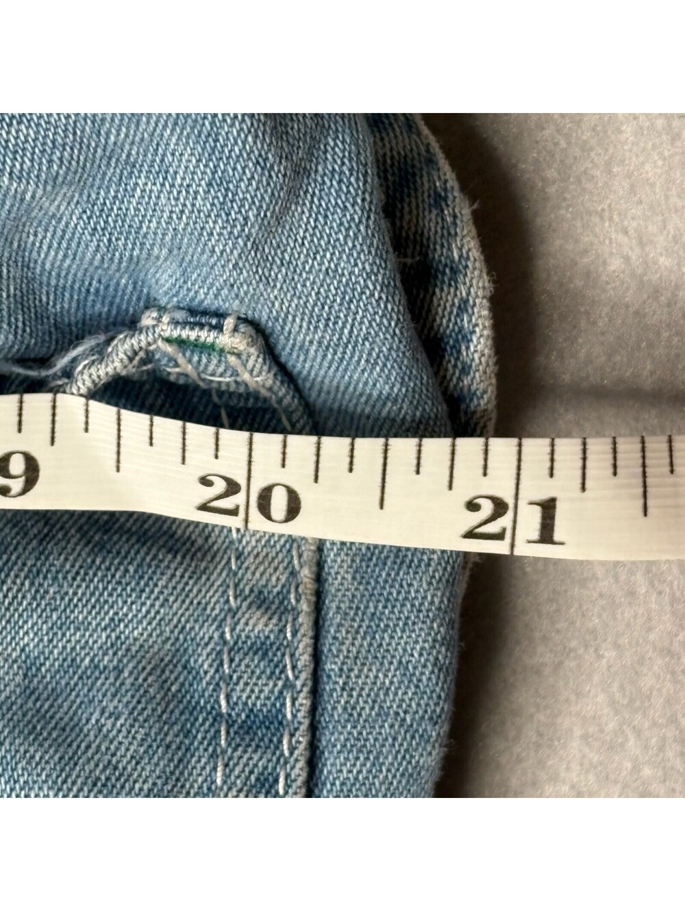 Liberty Overalls Vintage Light Wash Denim Shortalls - Picture 5 of 6